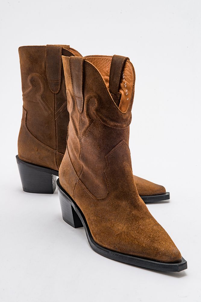 kadin-deri-western-topuklu-bot-KAHVE SUET-PNC1084-0102754_0